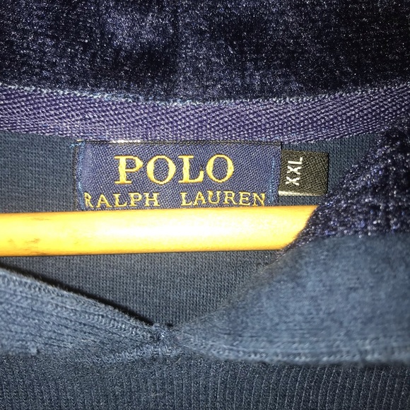 Polo Ralph Lauren Pullover Hoodie In Navy - Picture 3 of 5